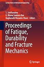 Télécharger le livre :  Proceedings of Fatigue, Durability and Fracture Mechanics