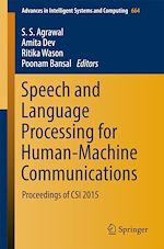 Download this eBook Speech and Language Processing for Human-Machine Communications