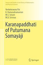 Télécharger le livre :  Kara?apaddhati of Putumana Somayaji