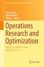 Télécharger le livre :  Operations Research and Optimization