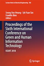 Télécharger le livre :  Proceedings of the Sixth International Conference on Green and Human Information Technology