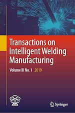 Télécharger le livre :  Transactions on Intelligent Welding Manufacturing