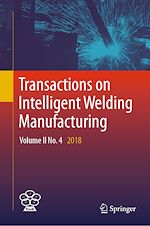 Télécharger le livre :  Transactions on Intelligent Welding Manufacturing