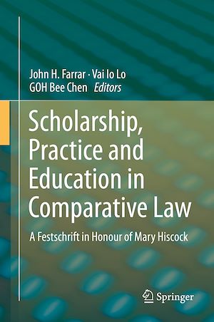 Téléchargez le livre :  Scholarship, Practice and Education in Comparative Law