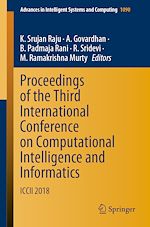 Télécharger le livre :  Proceedings of the Third International Conference on Computational Intelligence and Informatics