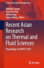 Télécharger le livre :  Recent Asian Research on Thermal and Fluid Sciences