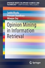 Télécharger le livre :  Opinion Mining in Information Retrieval