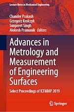 Télécharger le livre :  Advances in Metrology and Measurement of Engineering Surfaces