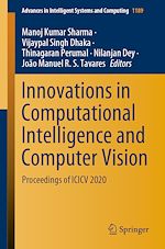 Télécharger le livre :  Innovations in Computational Intelligence and Computer Vision