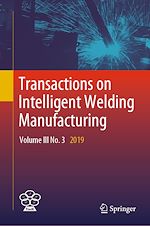 Télécharger le livre :  Transactions on Intelligent Welding Manufacturing