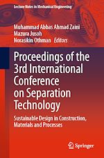 Télécharger le livre :  Proceedings of the 3rd International Conference on Separation Technology