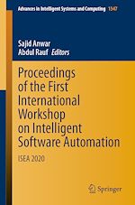 Télécharger le livre :  Proceedings of the First International Workshop on Intelligent Software Automation