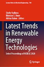 Télécharger le livre :  Latest Trends in Renewable Energy Technologies