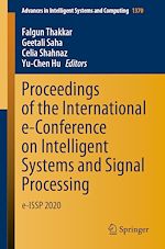 Télécharger le livre :  Proceedings of the International e-Conference on Intelligent Systems and Signal Processing