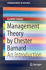 Télécharger le livre :  Management Theory by Chester Barnard