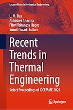 Télécharger le livre :  Recent Trends in Thermal Engineering