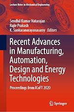 Télécharger le livre :  Recent Advances in Manufacturing, Automation, Design and Energy Technologies