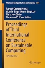 Télécharger le livre :  Proceedings of Third International Conference on Sustainable Computing