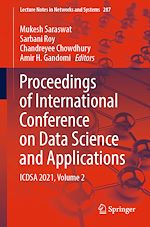 Télécharger le livre :  Proceedings of International Conference on Data Science and Applications