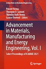 Télécharger le livre :  Advancement in Materials, Manufacturing and Energy Engineering, Vol. I