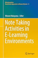 Télécharger le livre :  Note Taking Activities in E-Learning Environments