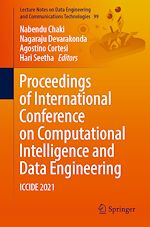 Télécharger le livre :  Proceedings of International Conference on Computational Intelligence and Data Engineering