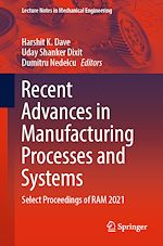 Télécharger le livre :  Recent Advances in Manufacturing Processes and Systems