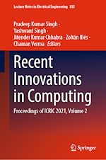 Télécharger le livre :  Recent Innovations in Computing