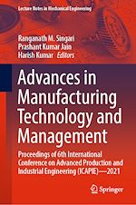 Télécharger le livre :  Advances in Manufacturing Technology and Management