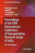 Download this eBook Proceedings of the Fifth International Conference of Transportation Research Group of India
