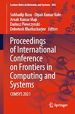 Télécharger le livre :  Proceedings of International Conference on Frontiers in Computing and Systems