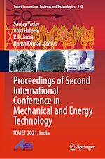 Download this eBook Proceedings of Second International Conference in Mechanical and Energy Technology