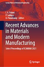 Télécharger le livre :  Recent Advances in Materials and Modern Manufacturing