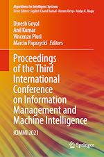 Télécharger le livre :  Proceedings of the Third International Conference on Information Management and Machine Intelligence