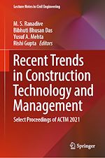 Télécharger le livre :  Recent Trends in Construction Technology and Management