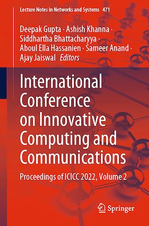 Téléchargez le livre :  International Conference on Innovative Computing and Communications