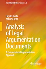 Télécharger le livre :  Analysis of Legal Argumentation Documents