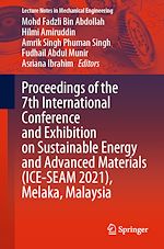 Télécharger le livre :  Proceedings of the 7th International Conference and Exhibition on Sustainable Energy and Advanced Materials (ICE-SEAM 2021), Melaka, Malaysia