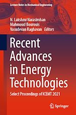 Télécharger le livre :  Recent Advances in Energy Technologies