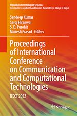 Télécharger le livre :  Proceedings of International Conference on Communication and Computational Technologies