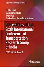 Download this eBook Proceedings of the Sixth International Conference of Transportation Research Group of India