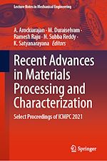 Télécharger le livre :  Recent Advances in Materials Processing and Characterization
