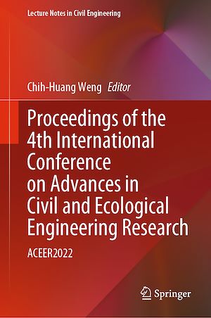 Téléchargez le livre :  Proceedings of the 4th International Conference on Advances in Civil and Ecological Engineering Research