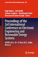 Télécharger le livre :  Proceedings of the 3rd International Conference on Electronic Engineering and Renewable Energy Systems