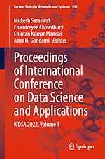Télécharger le livre :  Proceedings of International Conference on Data Science and Applications