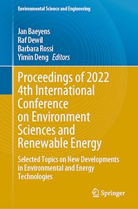 Télécharger le livre :  Proceedings of 2022 4th International Conference on Environment Sciences and Renewable Energy