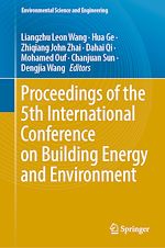 Télécharger le livre :  Proceedings of the 5th International Conference on Building Energy and Environment