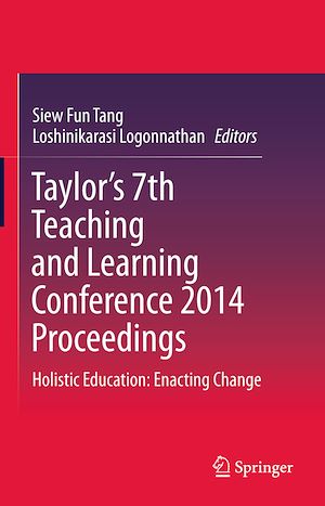 Téléchargez le livre :  Taylor's 7th Teaching and Learning Conference 2014 Proceedings