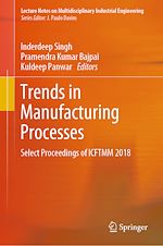 Télécharger le livre :  Trends in Manufacturing Processes