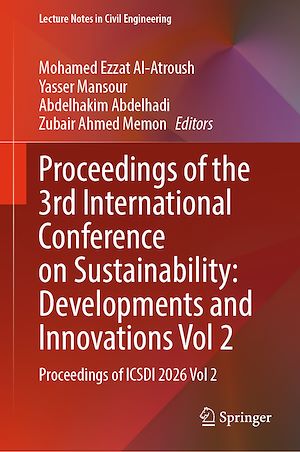 Download the eBook: Proceedings of the 3rd International Conference on Sustainability: Developments and Innovations Vol 2